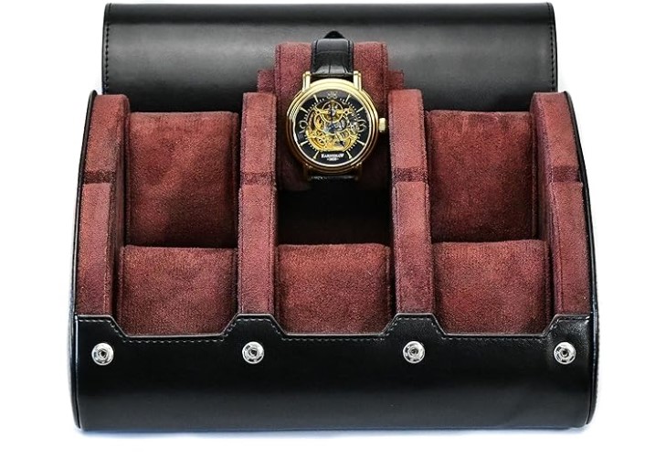 Mens travel watch on sale case